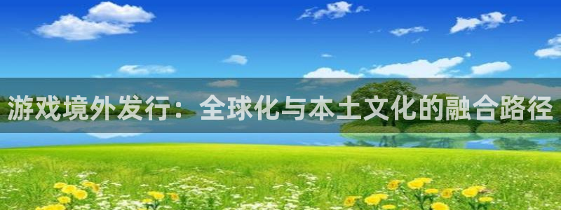 im电竞官网价 5O6917 im电竞：游戏境外发行：全球化与本土文化的融合路径