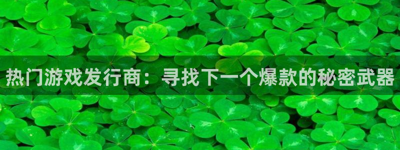 im电竞官网注册平台怎么注册不了：热门游戏发行商：寻找下一个爆款的秘密武器