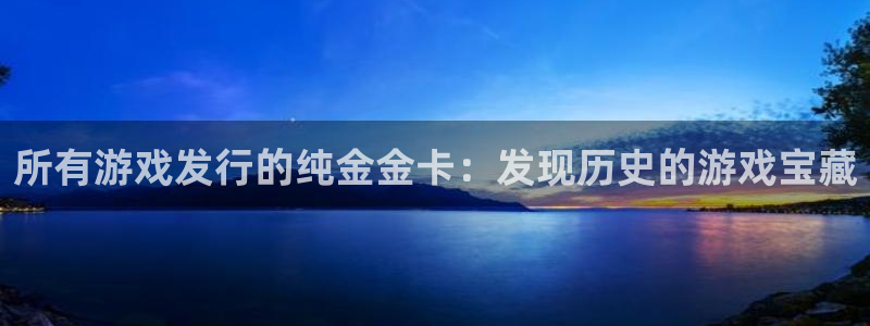 im电竞官网注册地址在哪里查：所有游戏发行的纯金金卡：发现历史的游戏宝藏