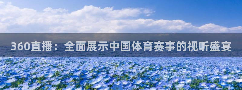 飞速直播体育无插件：360直播：全面展示中国体育赛事的视听盛宴